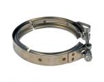Grooved hose clamp